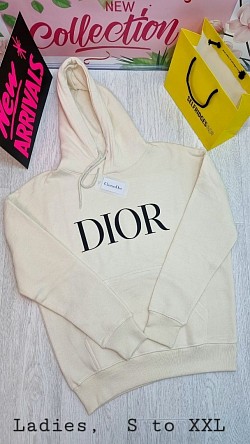 CREAM DIOR HOODIE £30