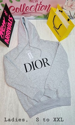 GREY DIOR HOODIE £30