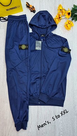 NAVY STONE ISLAND TRACKSUIT £40