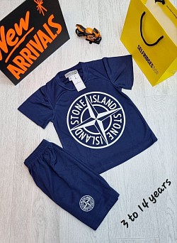 NAVY STONE ISLAND SHORTS SET £25