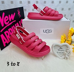 PINK UGG SLIDERS £30