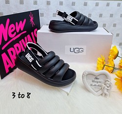 BLACK UGG SLIDERS £30