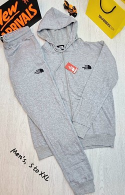 GREY NORTH FACE TRACKSUIT £40