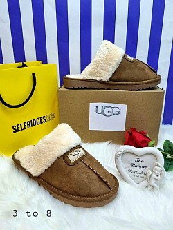 BROWN UGG SLIPPERS £30