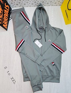 LIGHT GREY MONCLER TRACKSUIT £40