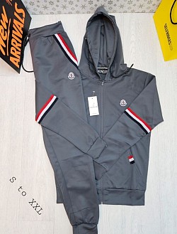 DARK GREY MONCLER TRACKSUIT £40