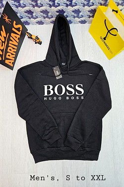 BLACK BOSS HOODIE £30