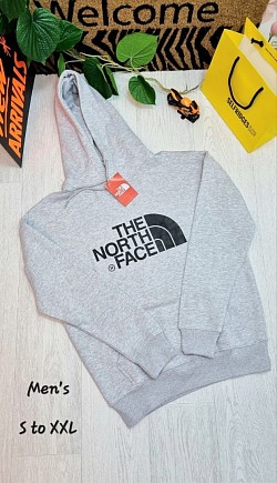 GREY NORTH FACE HOODIE £30