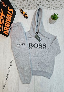 GREY BOSS TRACKSUIT £35