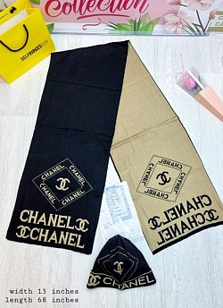 CHANEL HAT AND SCARF SET £30