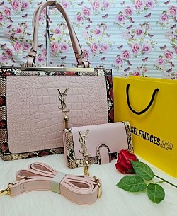 YSL PINK HANDBAG SET £45