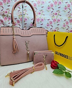 YSL PINK HANDBAG SET £45