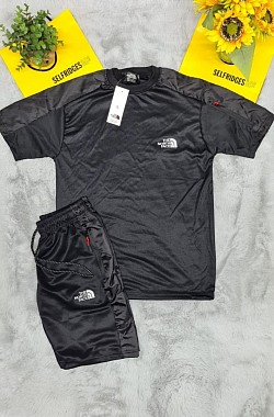 BLACK NORTH FACE T-SHIRT AND SHORTS SET £30