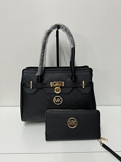 MK BLACK HANDBAG SET £45