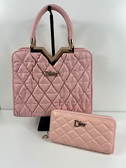 DIOR PINK HANDBAG SET £45