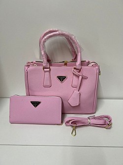 PRADA PINK HANDBAG SET £45