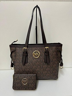 MK BROWN HANDBAG SET £45