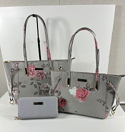 TED BAKER GREY HANDBAG SET £60