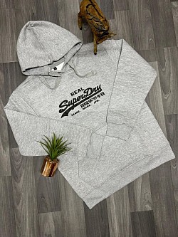 GREY SUPERDRY HOODIE £30