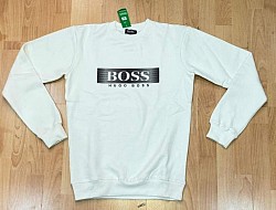 WHITE BOSS JUMPER £30