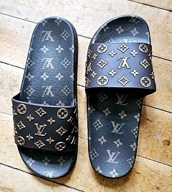 BLACK LV SLIDERS £30