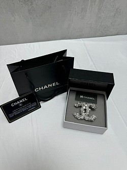 SILVER CHANEL BROOCH £25